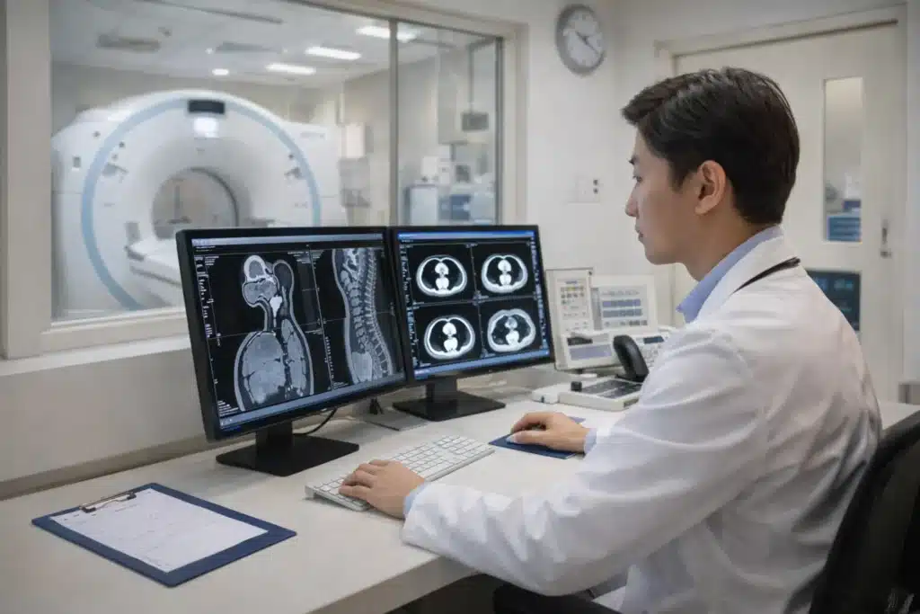 Advanced diagnostic technology used in Korean clinics for fast medical results