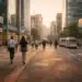 Seoul medical district street showing clinics and hospitals popular for Korean medical tourism
