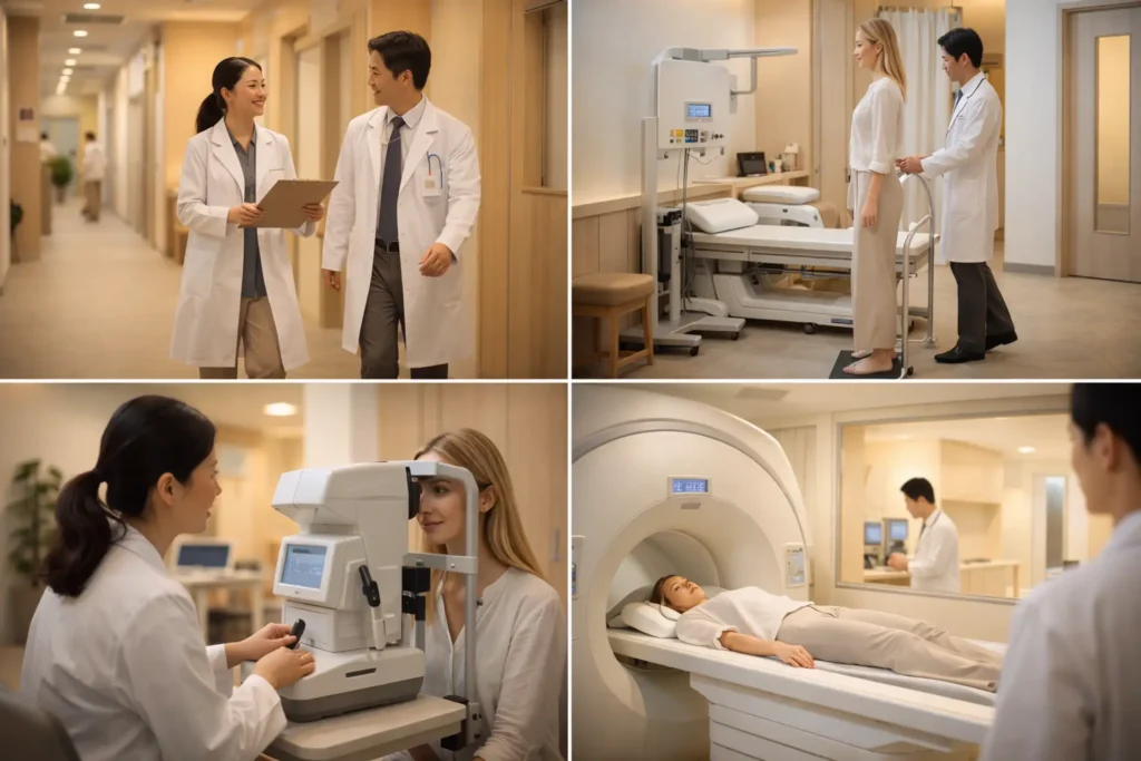Korean health checkup process efficient hospital system Korea