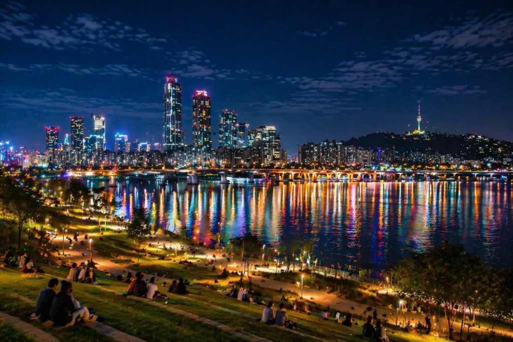 Top Things to Do in Seoul (2026) — And Why More Travelers Are Adding a Dermatology Visit 5 Seoul skyline night Han River travel experience Korea