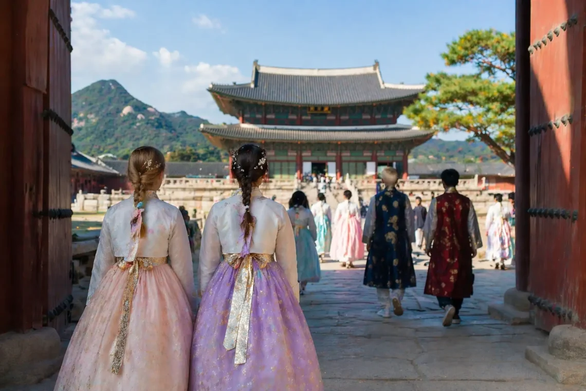 Gyeongbokgung Palace hanbok experience Seoul top things to do