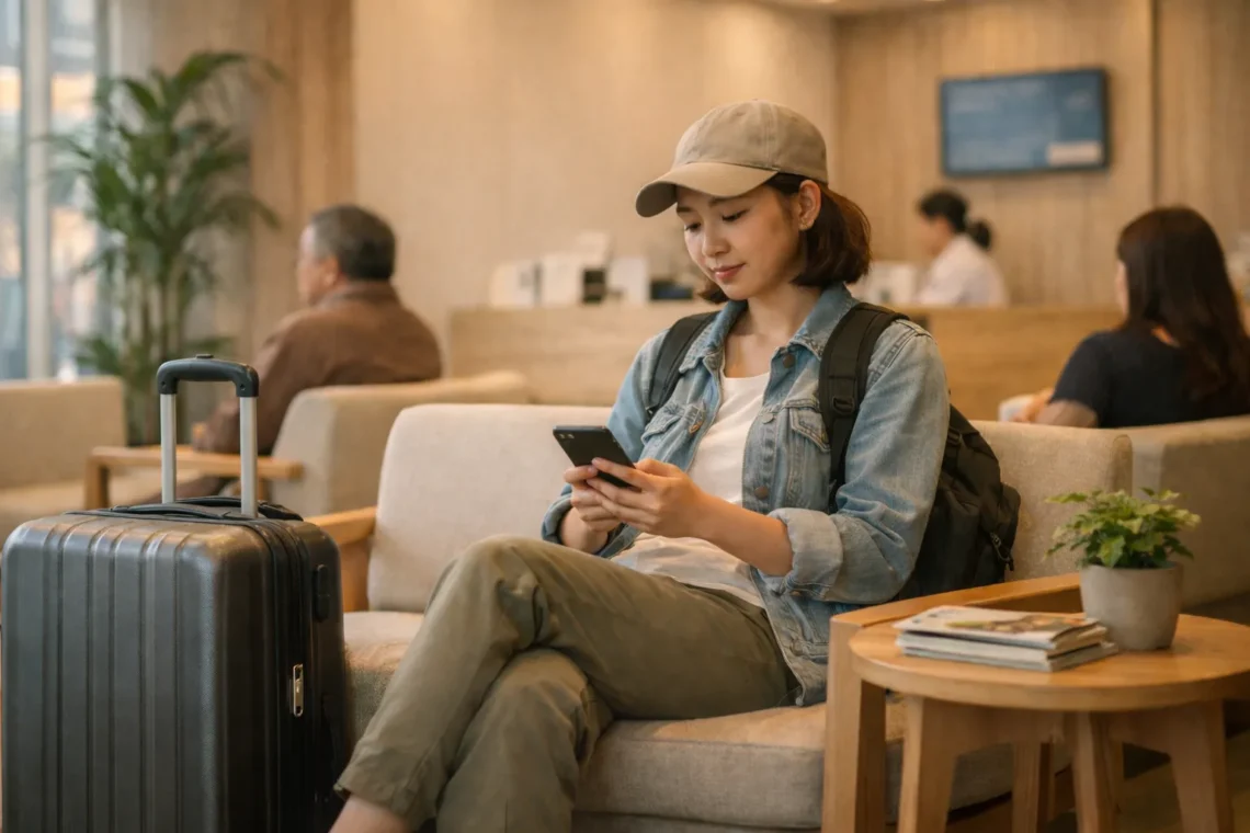 Patient moving quickly through efficient Korean clinic consultation process