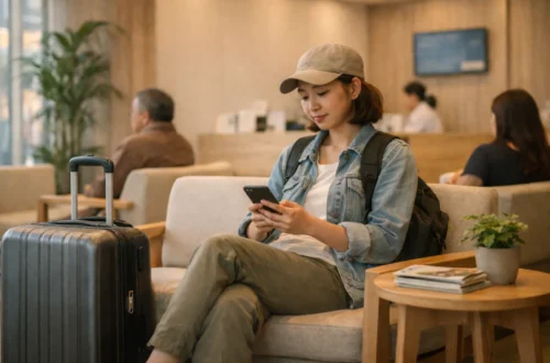 Patient moving quickly through efficient Korean clinic consultation process