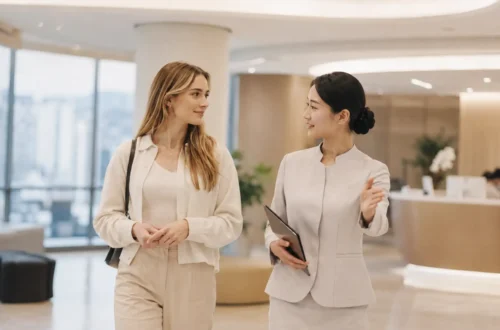 Korea healthcare travel guide for international visitors in modern Seoul clinic