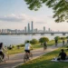 Korea’s Mountains, Rivers & Wellness: Why 2026 Travelers Are Combining Nature with K-Beauty 6 Han River outdoor activity Korea travel lifestyle